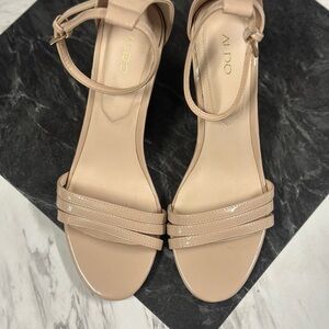 ALDO Women's Beige Strappy Heels